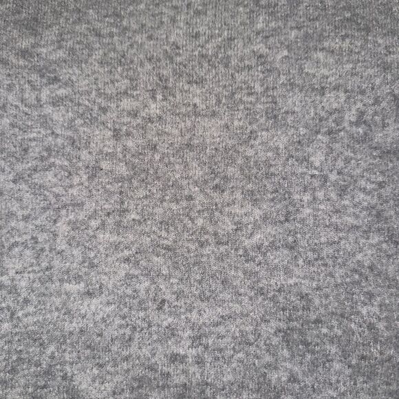 ANTONIO MELANI 100% Cashmere Gray Crew Neck Sweater with Ruffle Cuffs - Picture 4 of 7